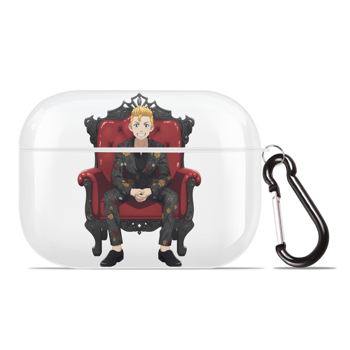 （画像用） 東京リベンジャーズ Tokyo Revengers 【AirPods Pro用】ハードシェル保護ケース 耐衝撃・防指紋・カラビナ付き商品仕様