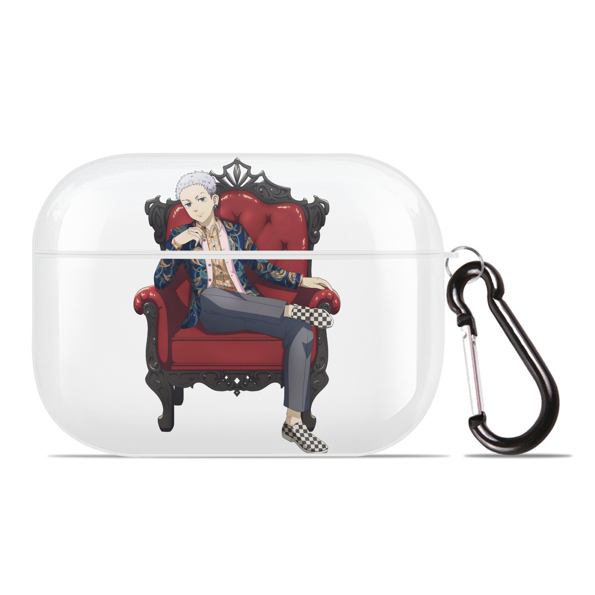 （画像用） 東京リベンジャーズ Tokyo Revengers 【AirPods Pro用】ハードシェル保護ケース 耐衝撃・防指紋・カラビナ付き商品仕様