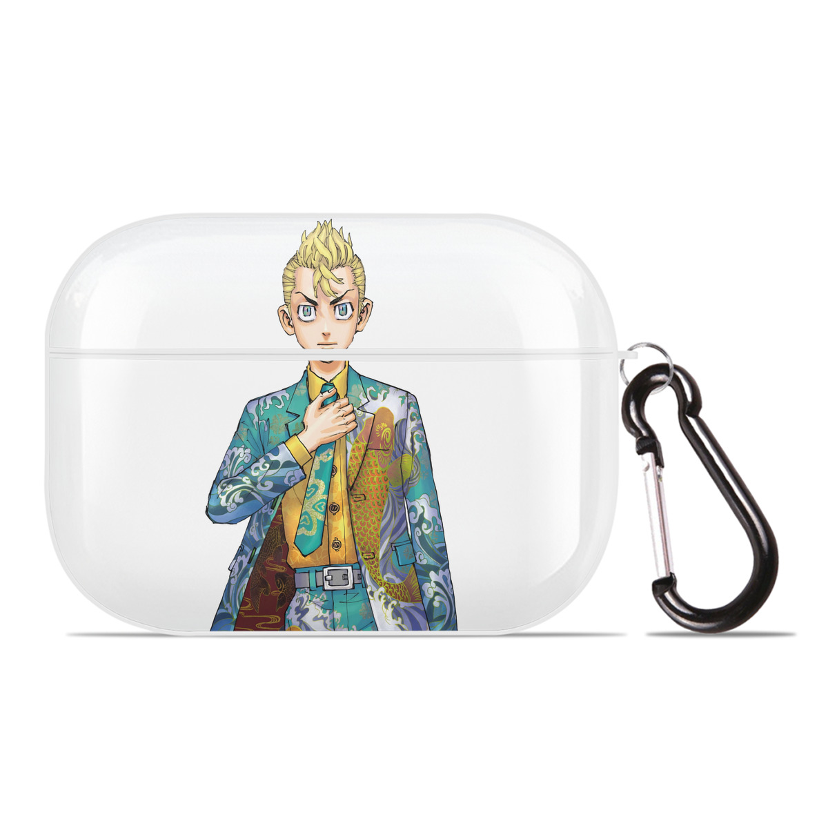（画像用） 東京リベンジャーズ Tokyo Revengers 【AirPods Pro用】ハードシェル保護ケース 耐衝撃・防指紋・カラビナ付き商品仕様