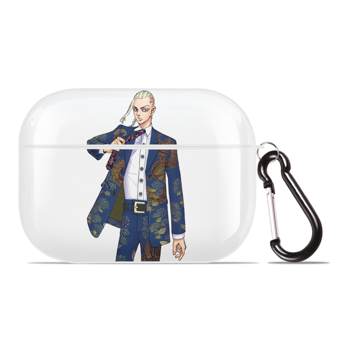 （画像用） 東京リベンジャーズ Tokyo Revengers 【AirPods Pro用】ハードシェル保護ケース 耐衝撃・防指紋・カラビナ付き商品仕様