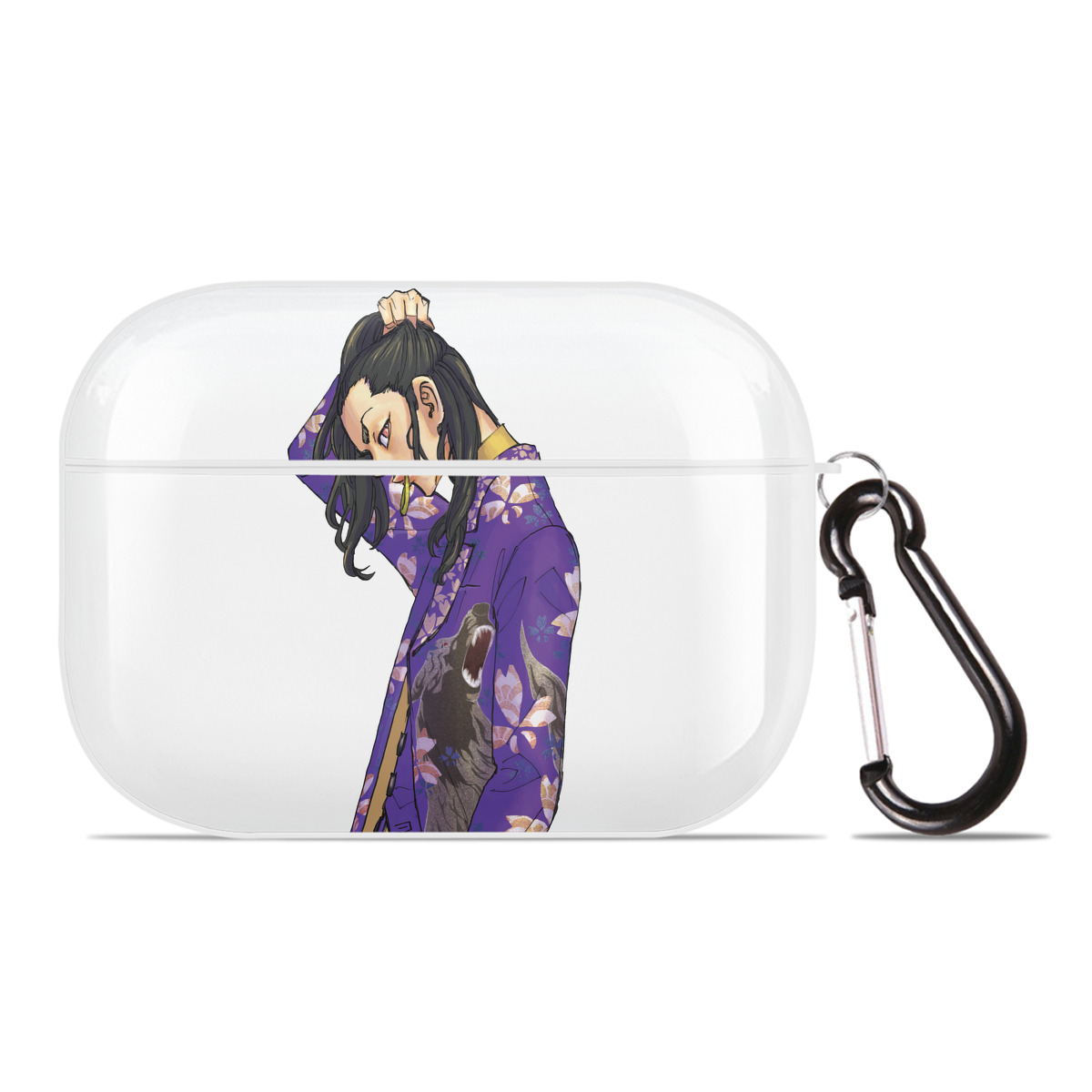 （画像用） 東京リベンジャーズ Tokyo Revengers 【AirPods Pro用】ハードシェル保護ケース 耐衝撃・防指紋・カラビナ付き商品仕様