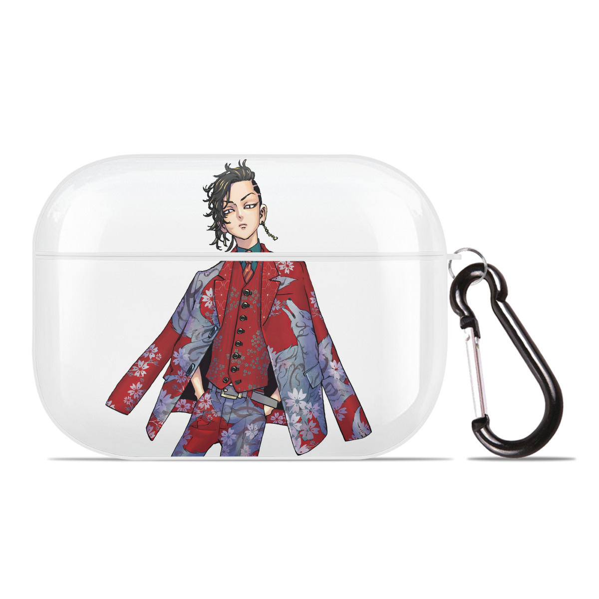 （画像用） 東京リベンジャーズ Tokyo Revengers 【AirPods Pro用】ハードシェル保護ケース 耐衝撃・防指紋・カラビナ付き商品仕様