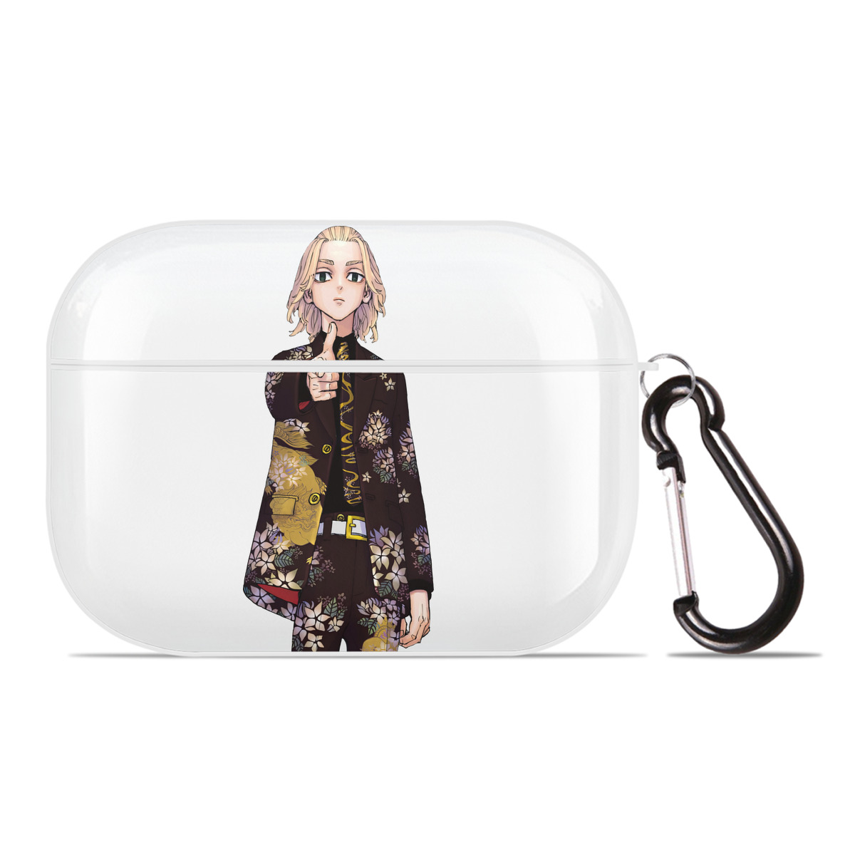 （画像用） 東京リベンジャーズ Tokyo Revengers 【AirPods Pro用】ハードシェル保護ケース 耐衝撃・防指紋・カラビナ付き商品仕様