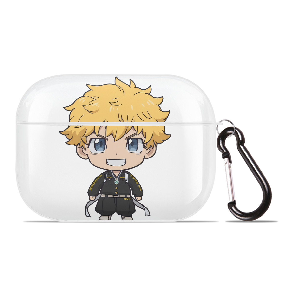 （画像用） 東京リベンジャーズ Tokyo Revengers 【AirPods Pro用】ハードシェル保護ケース 耐衝撃・防指紋・カラビナ付き商品仕様