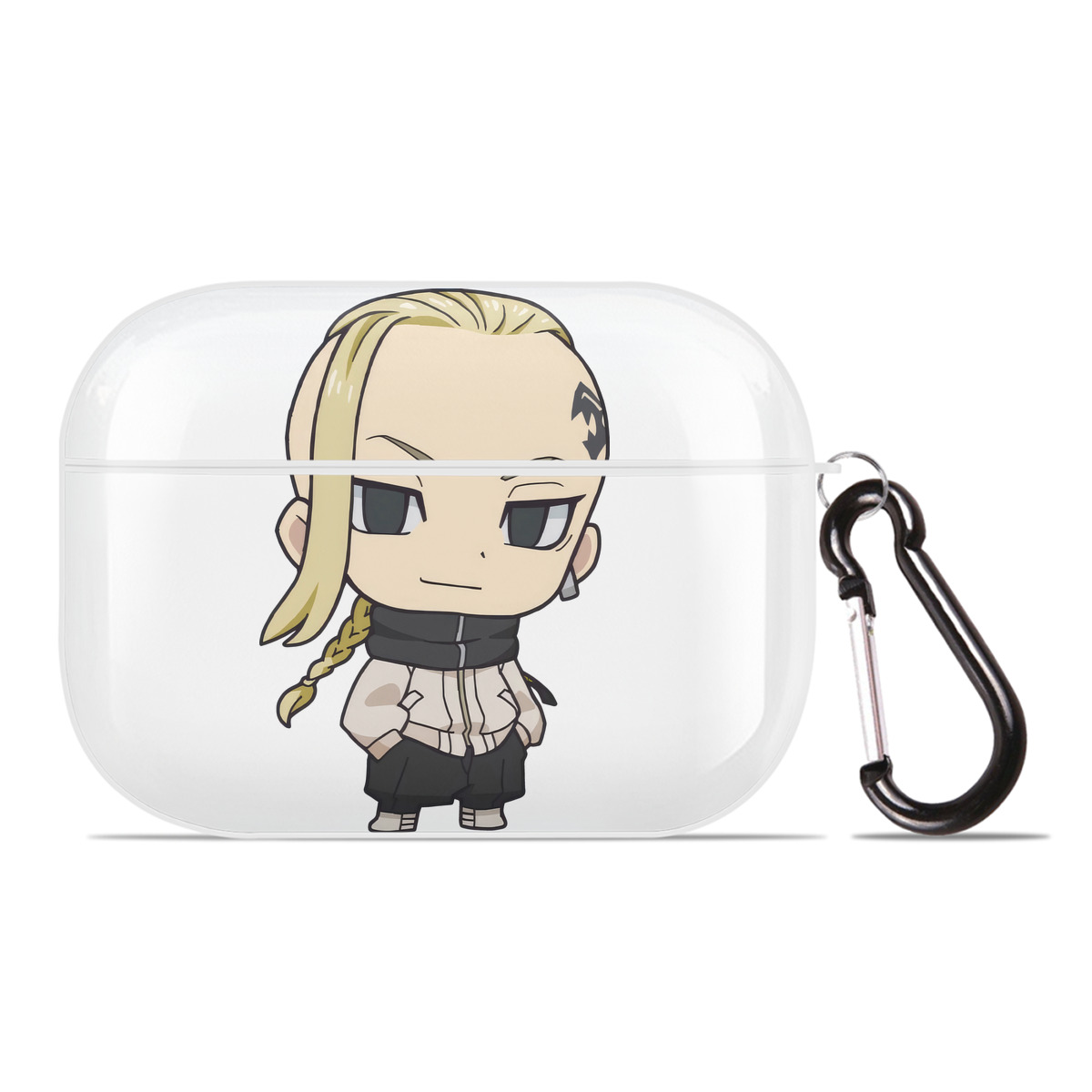 （画像用） 東京リベンジャーズ Tokyo Revengers 【AirPods Pro用】ハードシェル保護ケース 耐衝撃・防指紋・カラビナ付き商品仕様