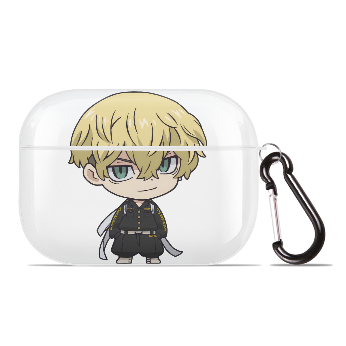 （画像用） 東京リベンジャーズ Tokyo Revengers 【AirPods Pro用】ハードシェル保護ケース 耐衝撃・防指紋・カラビナ付き商品仕様