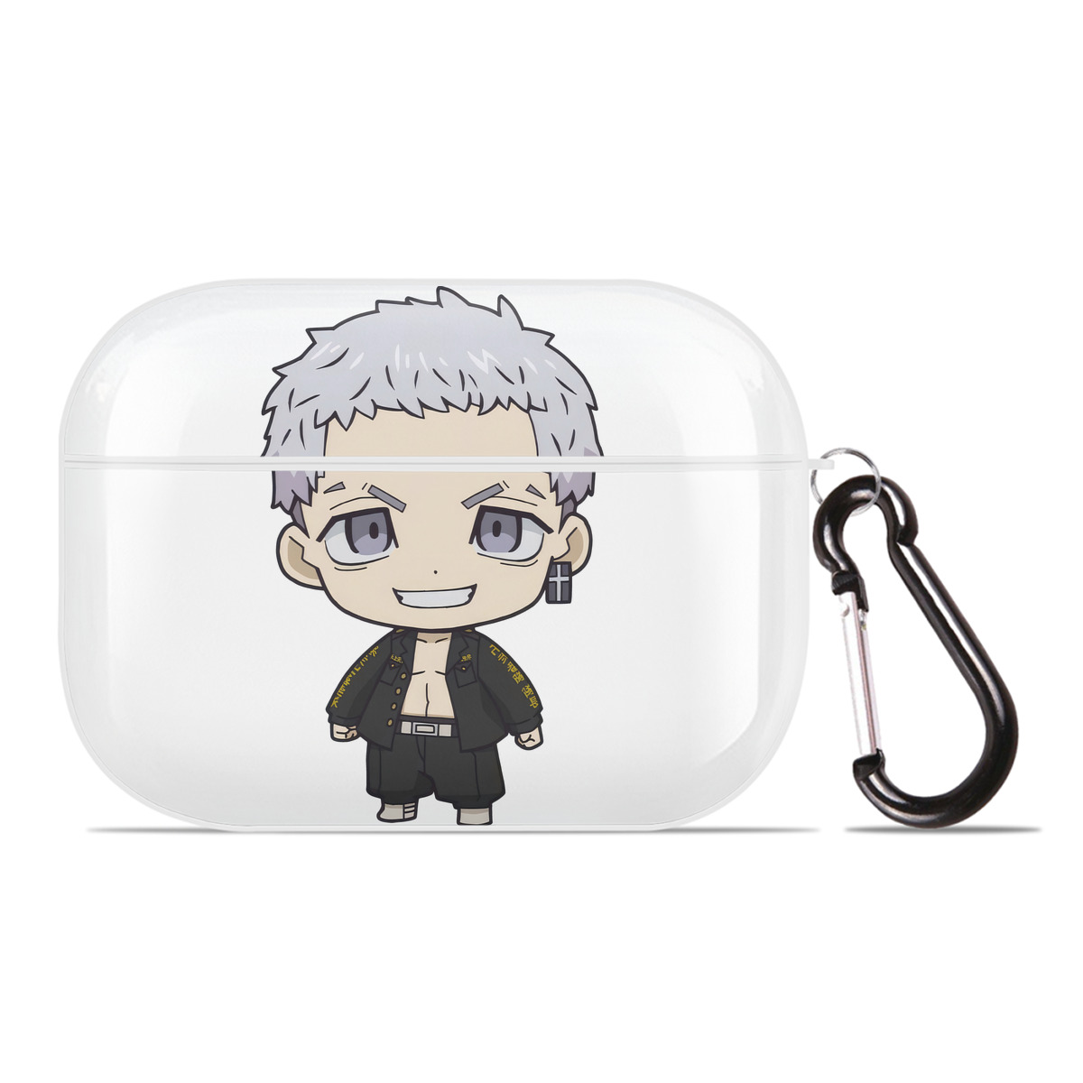 （画像用） 東京リベンジャーズ Tokyo Revengers 【AirPods Pro用】ハードシェル保護ケース 耐衝撃・防指紋・カラビナ付き商品仕様