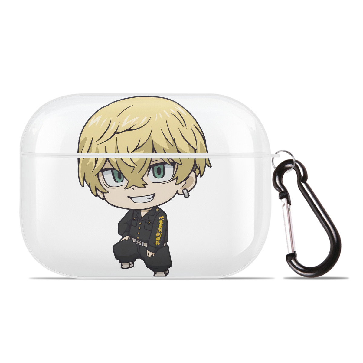 （画像用） 東京リベンジャーズ Tokyo Revengers 【AirPods Pro用】ハードシェル保護ケース 耐衝撃・防指紋・カラビナ付き商品仕様