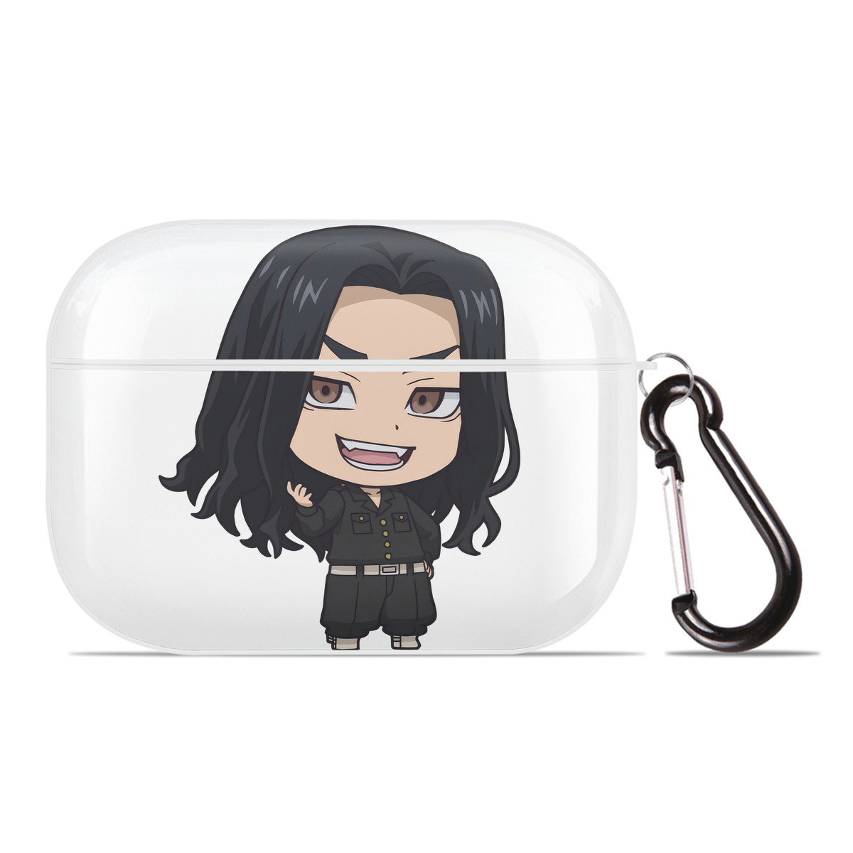 （画像用） 東京リベンジャーズ Tokyo Revengers 【AirPods Pro用】ハードシェル保護ケース 耐衝撃・防指紋・カラビナ付き商品仕様