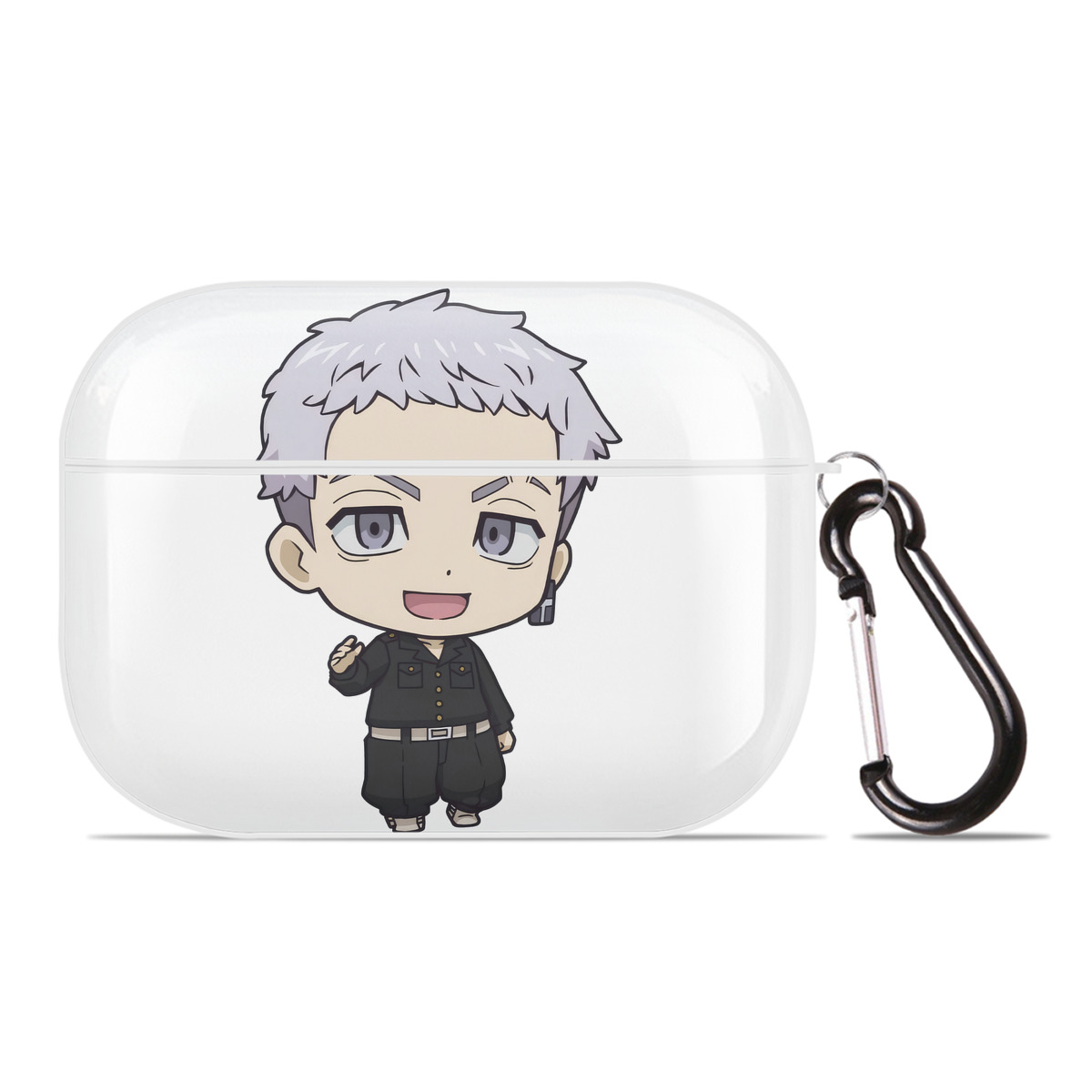 （画像用） 東京リベンジャーズ Tokyo Revengers 【AirPods Pro用】ハードシェル保護ケース 耐衝撃・防指紋・カラビナ付き商品仕様