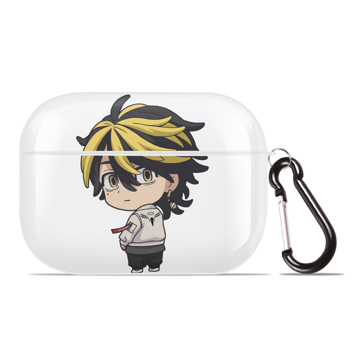 （画像用） 東京リベンジャーズ Tokyo Revengers 【AirPods Pro用】ハードシェル保護ケース 耐衝撃・防指紋・カラビナ付き商品仕様
