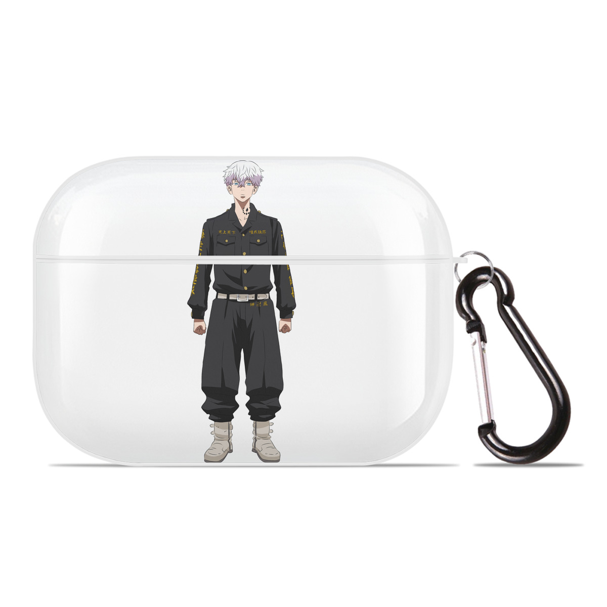 （画像用） 東京リベンジャーズ Tokyo Revengers 【AirPods Pro用】ハードシェル保護ケース 耐衝撃・防指紋・カラビナ付き商品仕様