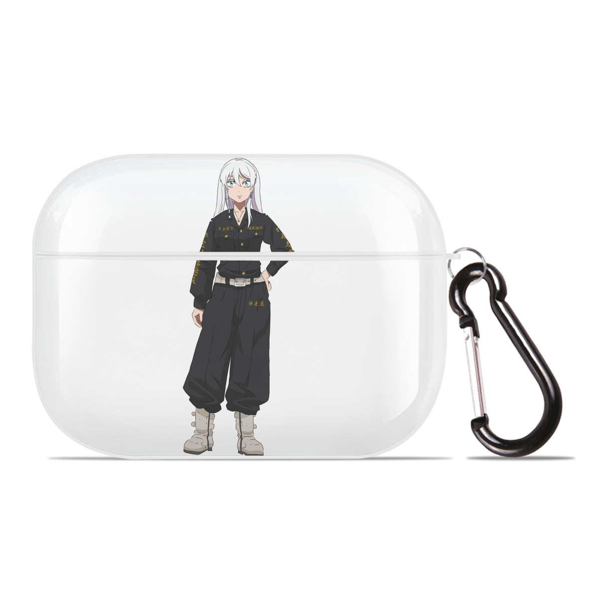 （画像用） 東京リベンジャーズ Tokyo Revengers 【AirPods Pro用】ハードシェル保護ケース 耐衝撃・防指紋・カラビナ付き商品仕様