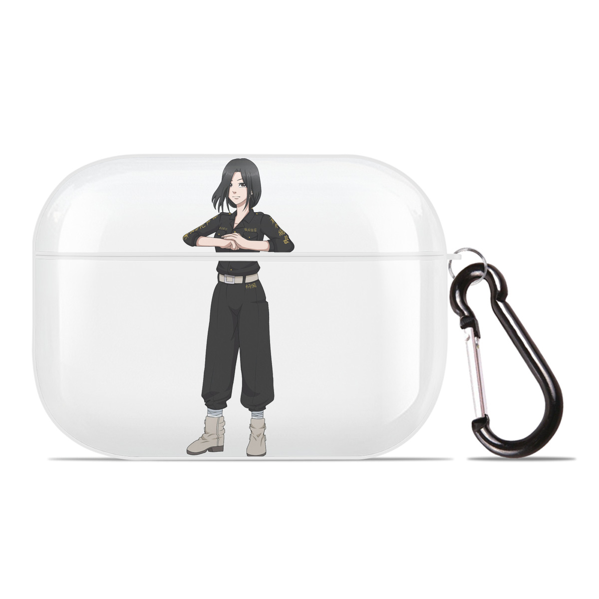 （画像用） 東京リベンジャーズ Tokyo Revengers 【AirPods Pro用】ハードシェル保護ケース 耐衝撃・防指紋・カラビナ付き商品仕様