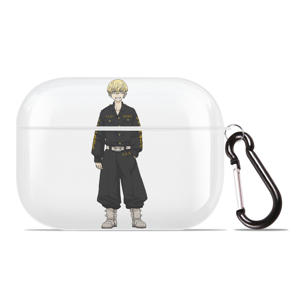 （画像用） 東京リベンジャーズ Tokyo Revengers 【AirPods Pro用】ハードシェル保護ケース 耐衝撃・防指紋・カラビナ付き商品仕様