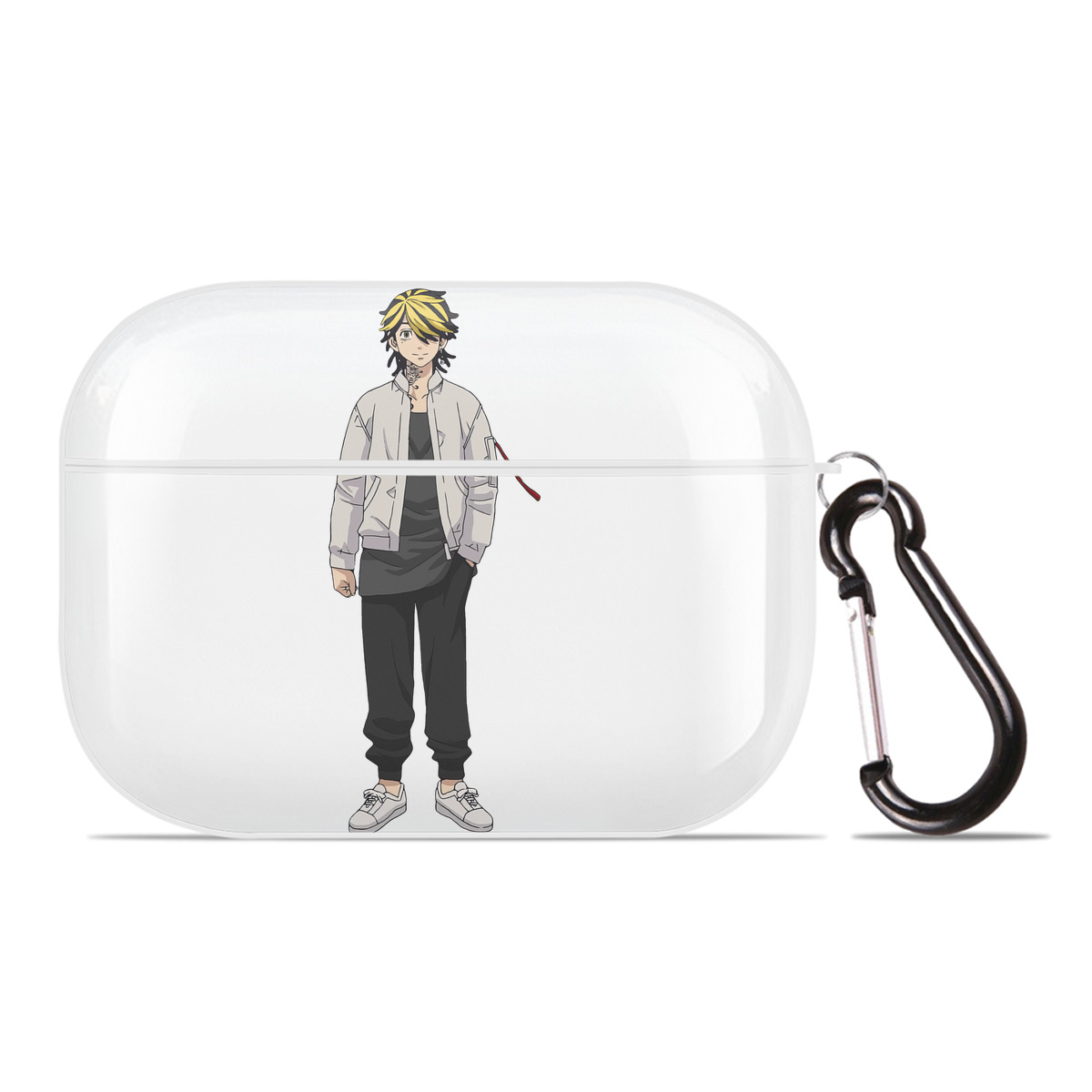 （画像用） 東京リベンジャーズ Tokyo Revengers 【AirPods Pro用】ハードシェル保護ケース 耐衝撃・防指紋・カラビナ付き商品仕様
