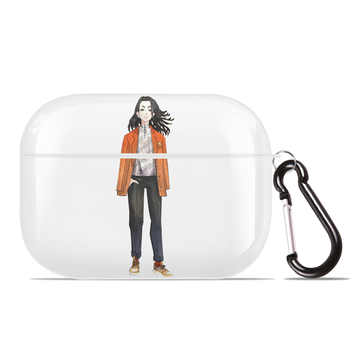 （画像用） 東京リベンジャーズ Tokyo Revengers 【AirPods Pro用】ハードシェル保護ケース 耐衝撃・防指紋・カラビナ付き商品仕様