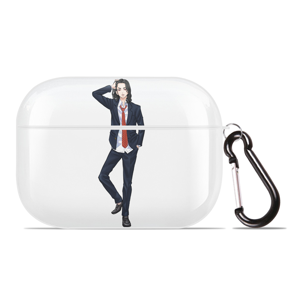 （画像用） 東京リベンジャーズ Tokyo Revengers 【AirPods Pro用】ハードシェル保護ケース 耐衝撃・防指紋・カラビナ付き商品仕様