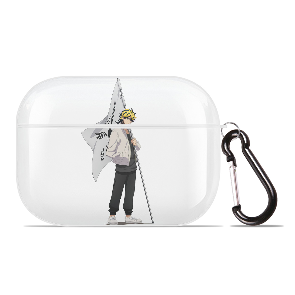 （画像用） 東京リベンジャーズ Tokyo Revengers 【AirPods Pro用】ハードシェル保護ケース 耐衝撃・防指紋・カラビナ付き商品仕様