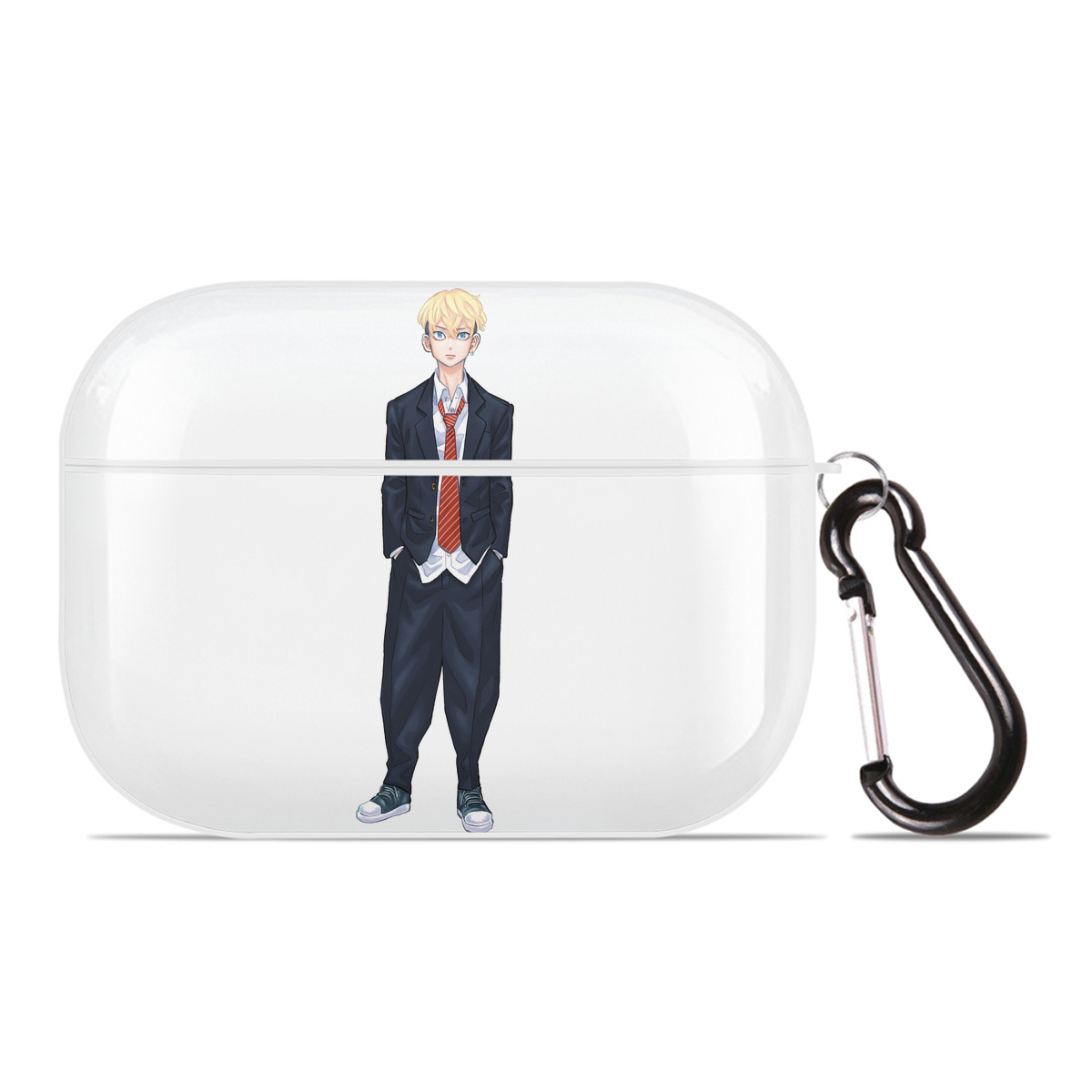 （画像用） 東京リベンジャーズ Tokyo Revengers 【AirPods Pro用】ハードシェル保護ケース 耐衝撃・防指紋・カラビナ付き商品仕様