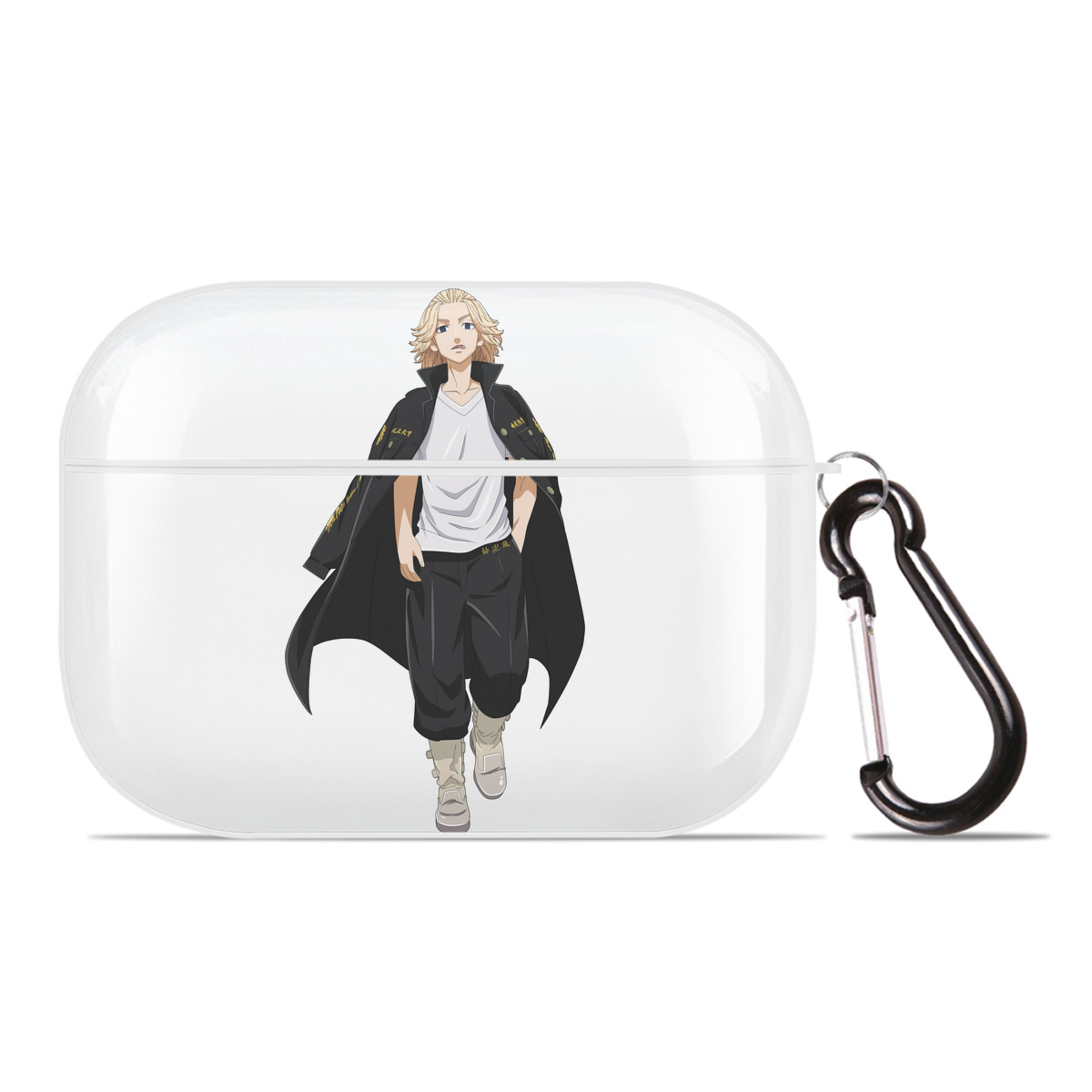 （画像用） 東京リベンジャーズ Tokyo Revengers 【AirPods Pro用】ハードシェル保護ケース 耐衝撃・防指紋・カラビナ付き商品仕様