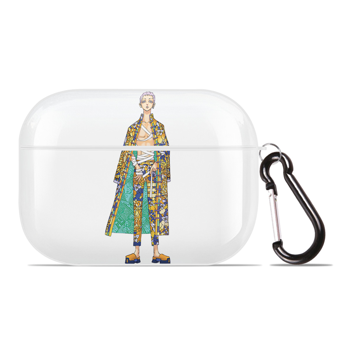 （画像用） 東京リベンジャーズ Tokyo Revengers 【AirPods Pro用】ハードシェル保護ケース 耐衝撃・防指紋・カラビナ付き商品仕様