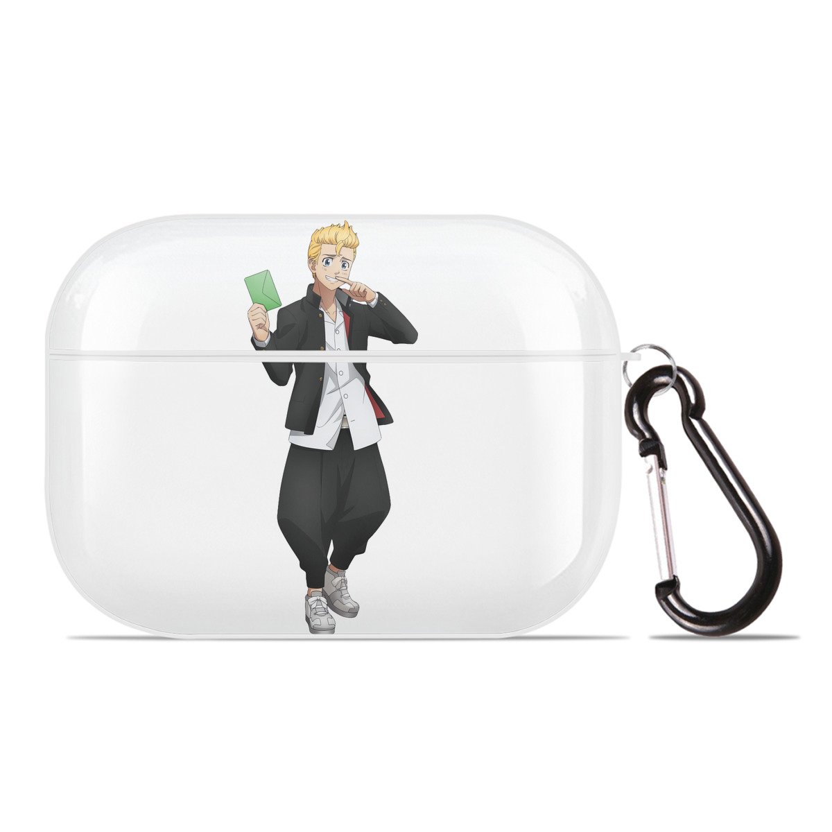 （画像用） 東京リベンジャーズ Tokyo Revengers 【AirPods Pro用】ハードシェル保護ケース 耐衝撃・防指紋・カラビナ付き商品仕様