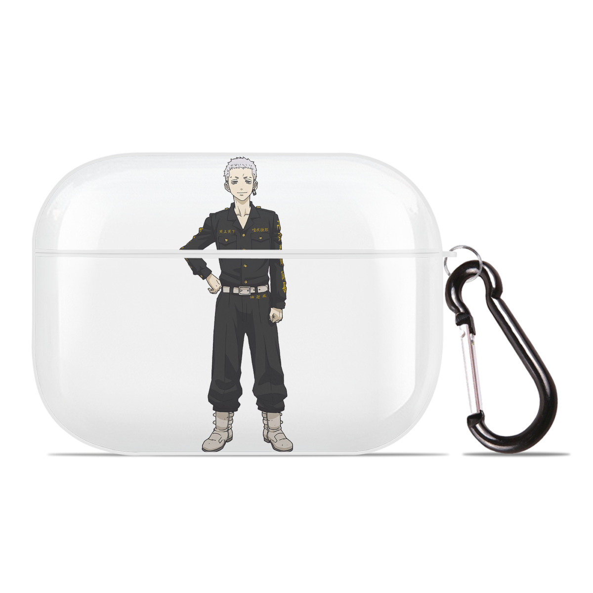 （画像用） 東京リベンジャーズ Tokyo Revengers 【AirPods Pro用】ハードシェル保護ケース 耐衝撃・防指紋・カラビナ付き商品仕様