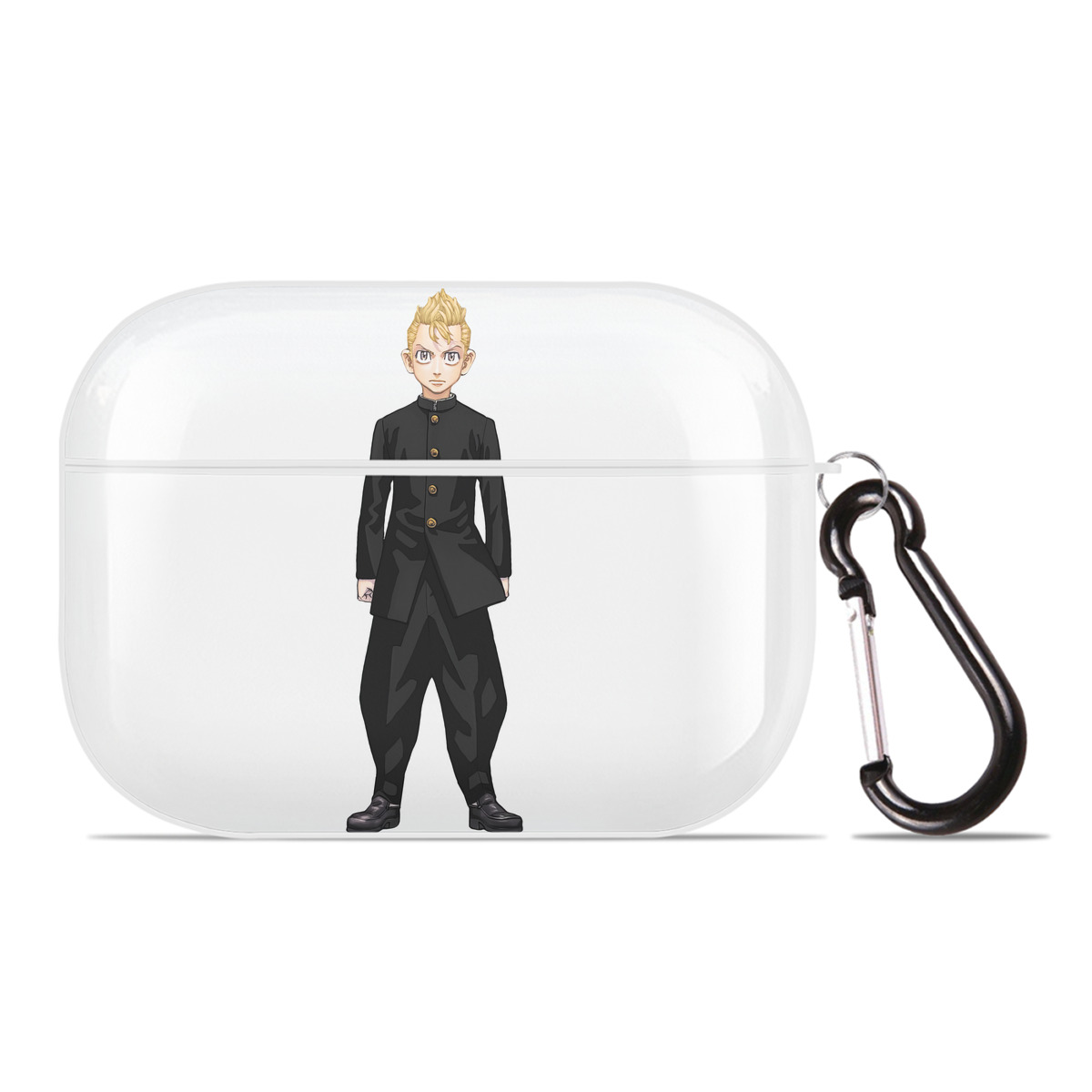 （画像用） 東京リベンジャーズ Tokyo Revengers 【AirPods Pro用】ハードシェル保護ケース 耐衝撃・防指紋・カラビナ付き商品仕様