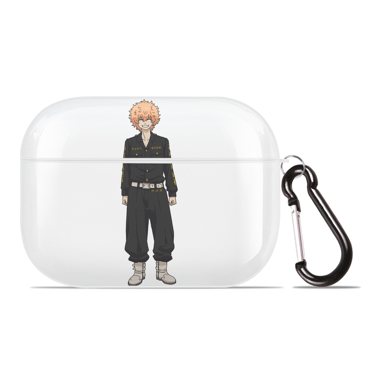 （画像用） 東京リベンジャーズ Tokyo Revengers 【AirPods Pro用】ハードシェル保護ケース 耐衝撃・防指紋・カラビナ付き商品仕様