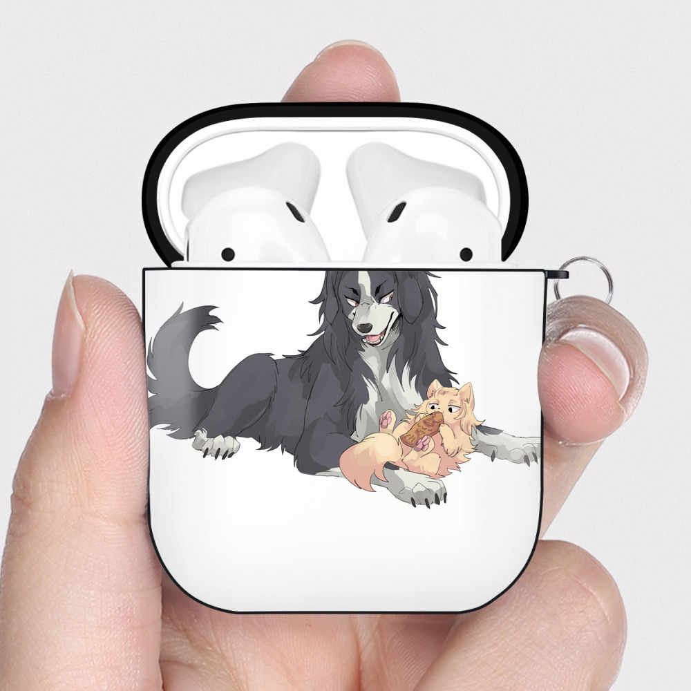 （画像用） 東京リベンジャーズ Tokyo Revengers AirPods 第2世代保護ケース ハードシェル ブラック 耐衝撃・防指紋・カラビナ付き
