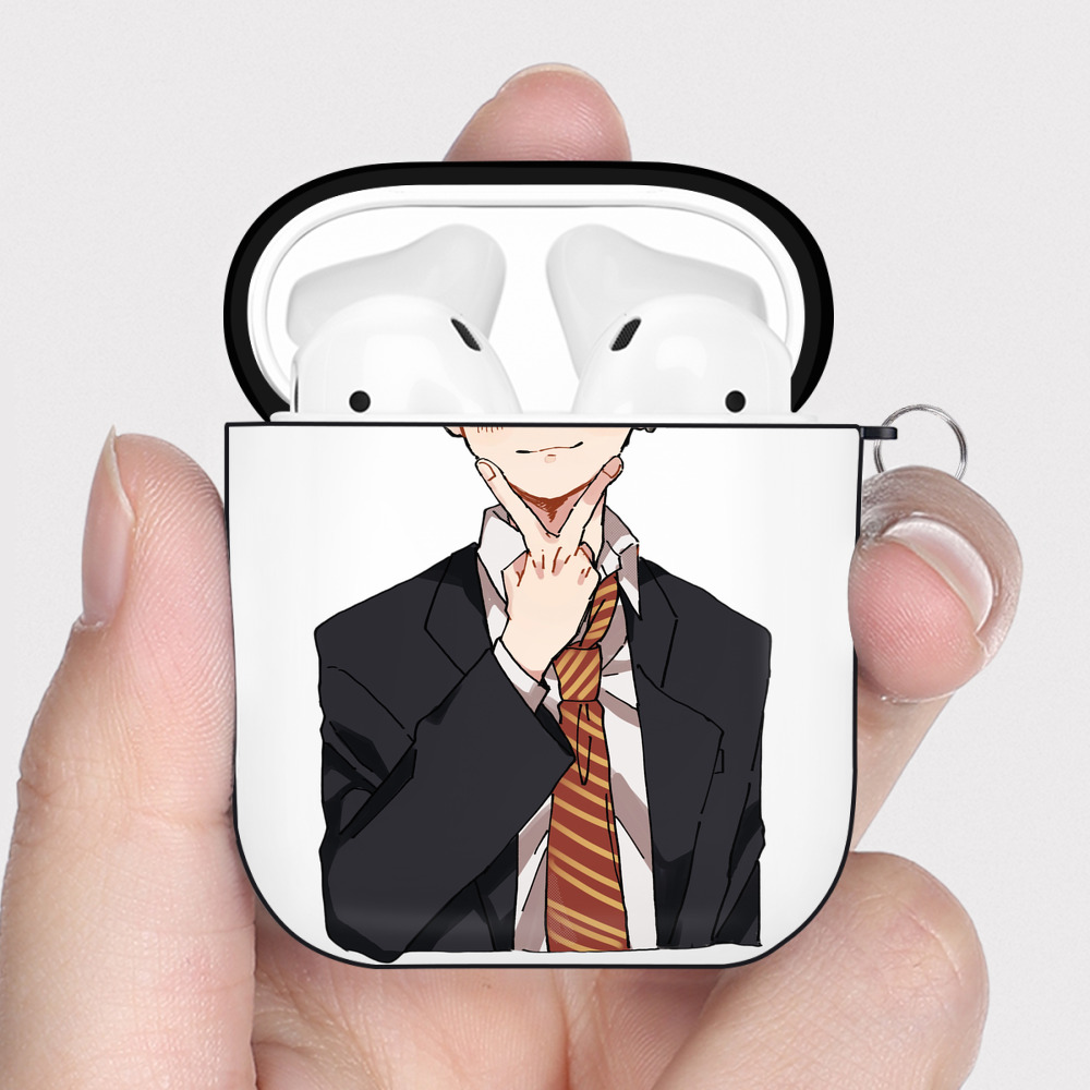 （画像用） 東京リベンジャーズ Tokyo Revengers AirPods 第2世代保護ケース ハードシェル ブラック 耐衝撃・防指紋・カラビナ付き