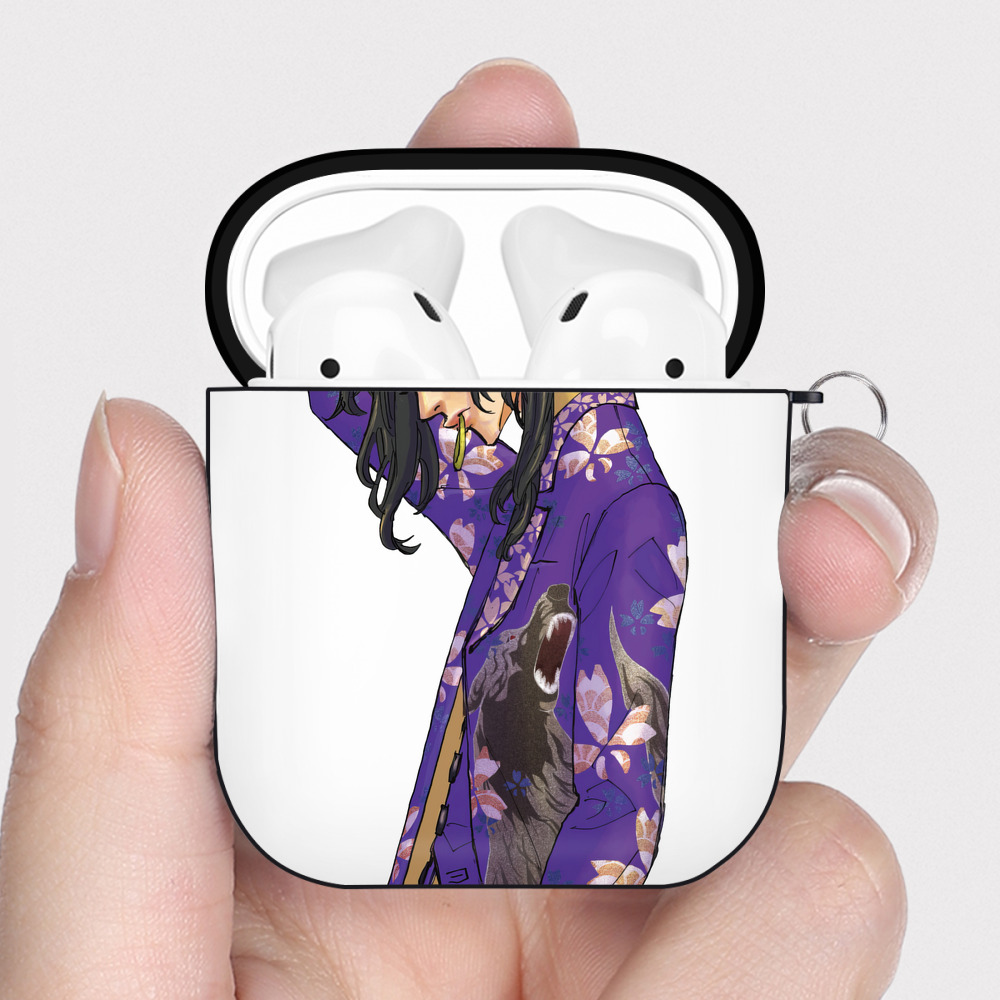 （画像用） 東京リベンジャーズ Tokyo Revengers AirPods 第2世代保護ケース ハードシェル ブラック 耐衝撃・防指紋・カラビナ付き