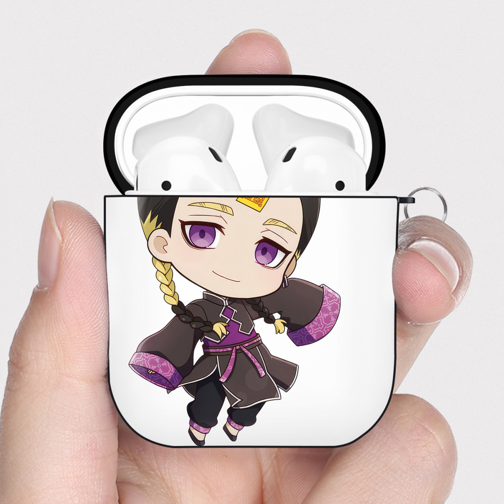 （画像用） 東京リベンジャーズ Tokyo Revengers AirPods 第2世代保護ケース ハードシェル ブラック 耐衝撃・防指紋・カラビナ付き