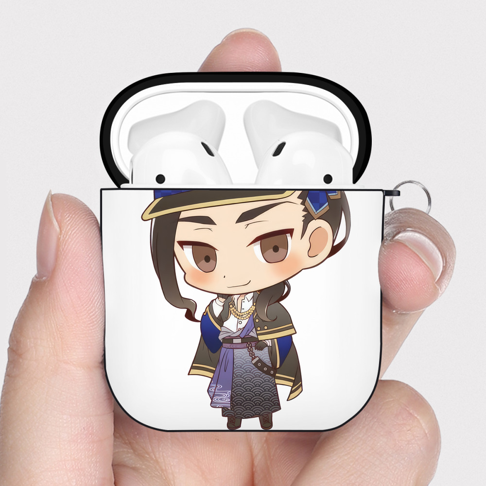 （画像用） 東京リベンジャーズ Tokyo Revengers AirPods 第2世代保護ケース ハードシェル ブラック 耐衝撃・防指紋・カラビナ付き