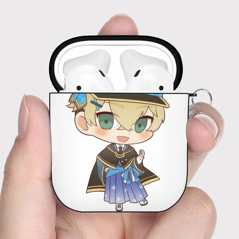 （画像用） 東京リベンジャーズ Tokyo Revengers AirPods 第2世代保護ケース ハードシェル ブラック 耐衝撃・防指紋・カラビナ付き