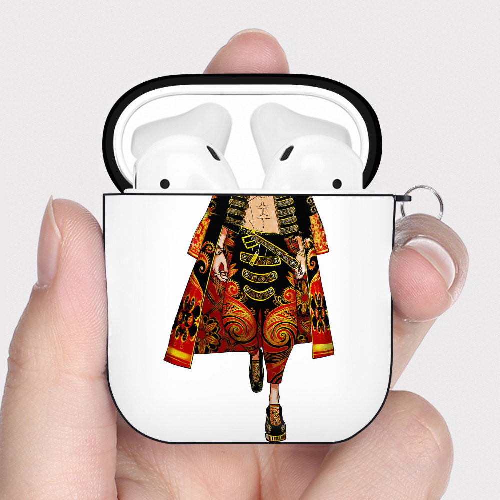 （画像用） 東京リベンジャーズ Tokyo Revengers AirPods 第2世代保護ケース ハードシェル ブラック 耐衝撃・防指紋・カラビナ付き