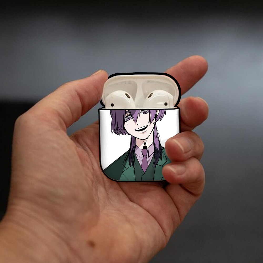 東京リベンジャーズ Tokyo Revengers AirPods 第2世代保護ケース ハードシェル ブラック 耐衝撃・防指紋・カラビナ付き