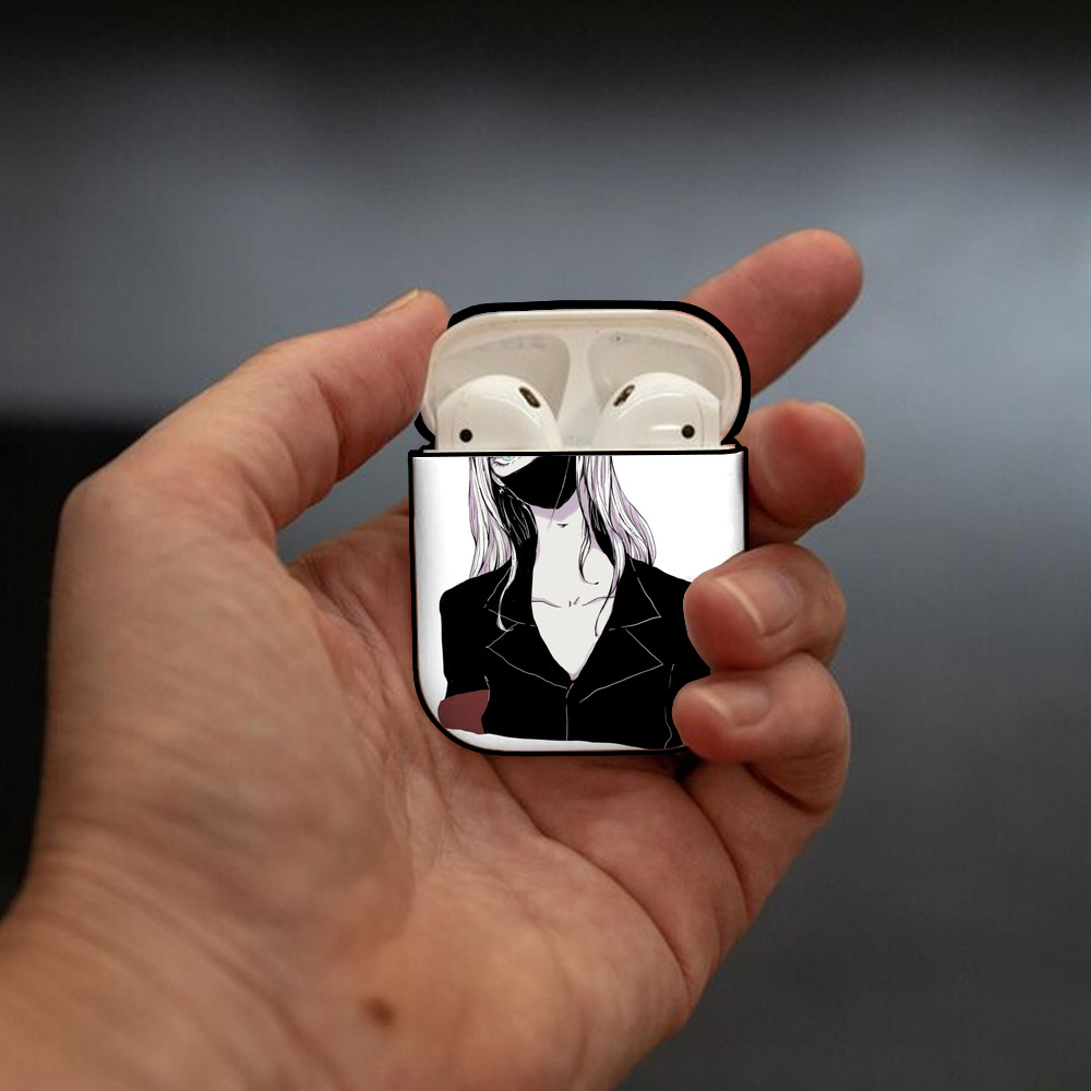 東京リベンジャーズ Tokyo Revengers AirPods 第2世代保護ケース ハードシェル ブラック 耐衝撃・防指紋・カラビナ付き