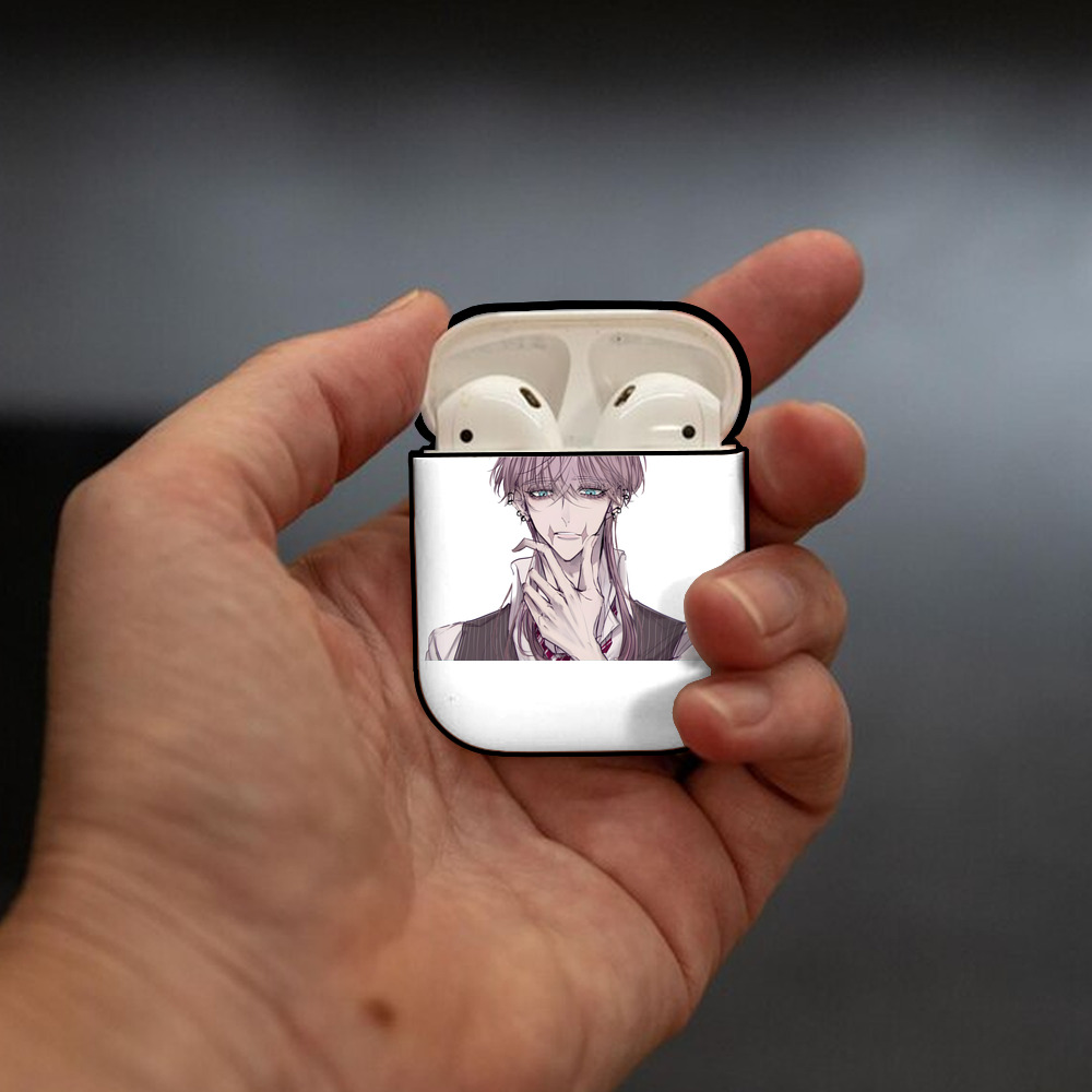 東京リベンジャーズ Tokyo Revengers AirPods 第2世代保護ケース ハードシェル ブラック 耐衝撃・防指紋・カラビナ付き