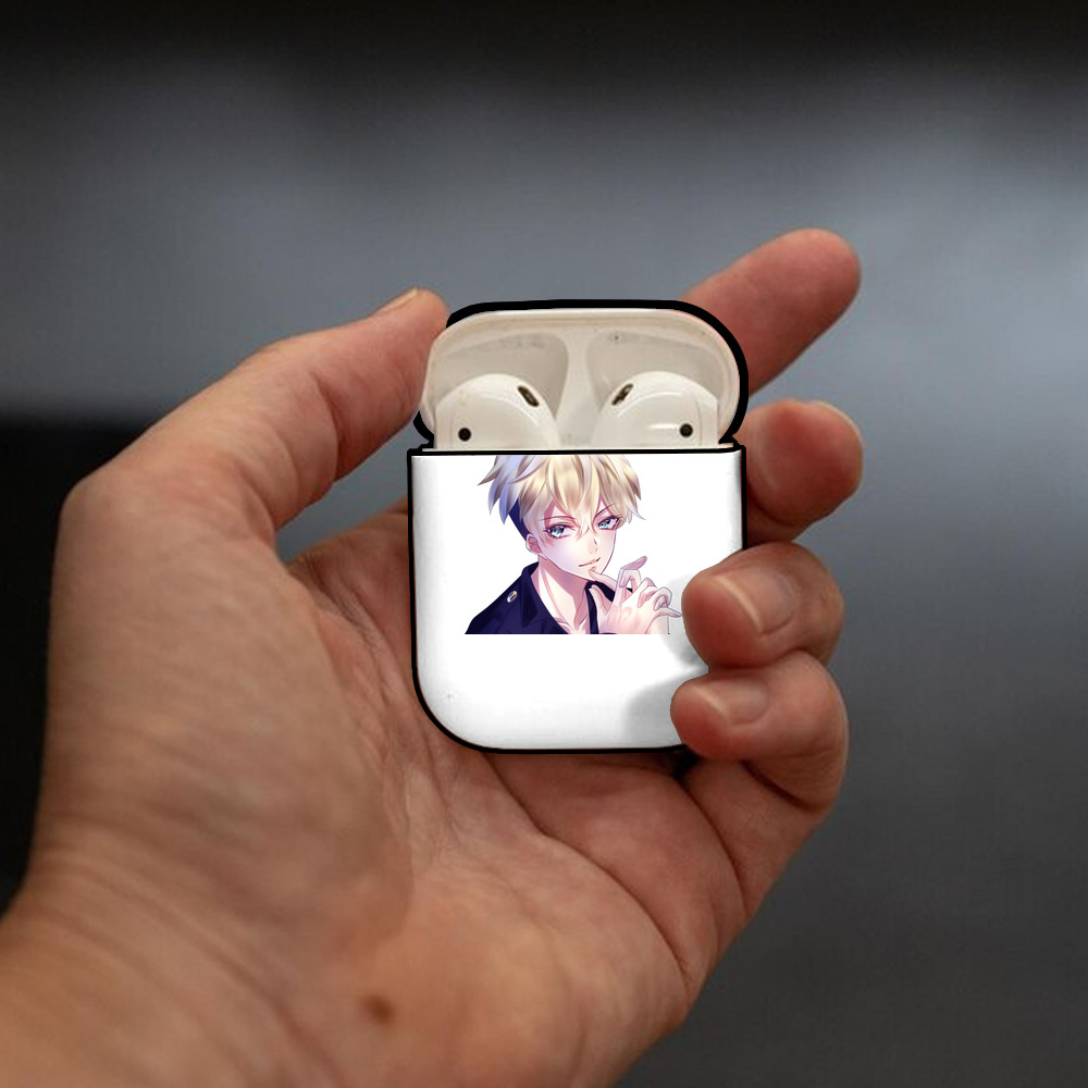 東京リベンジャーズ Tokyo Revengers AirPods 第2世代保護ケース ハードシェル ブラック 耐衝撃・防指紋・カラビナ付き