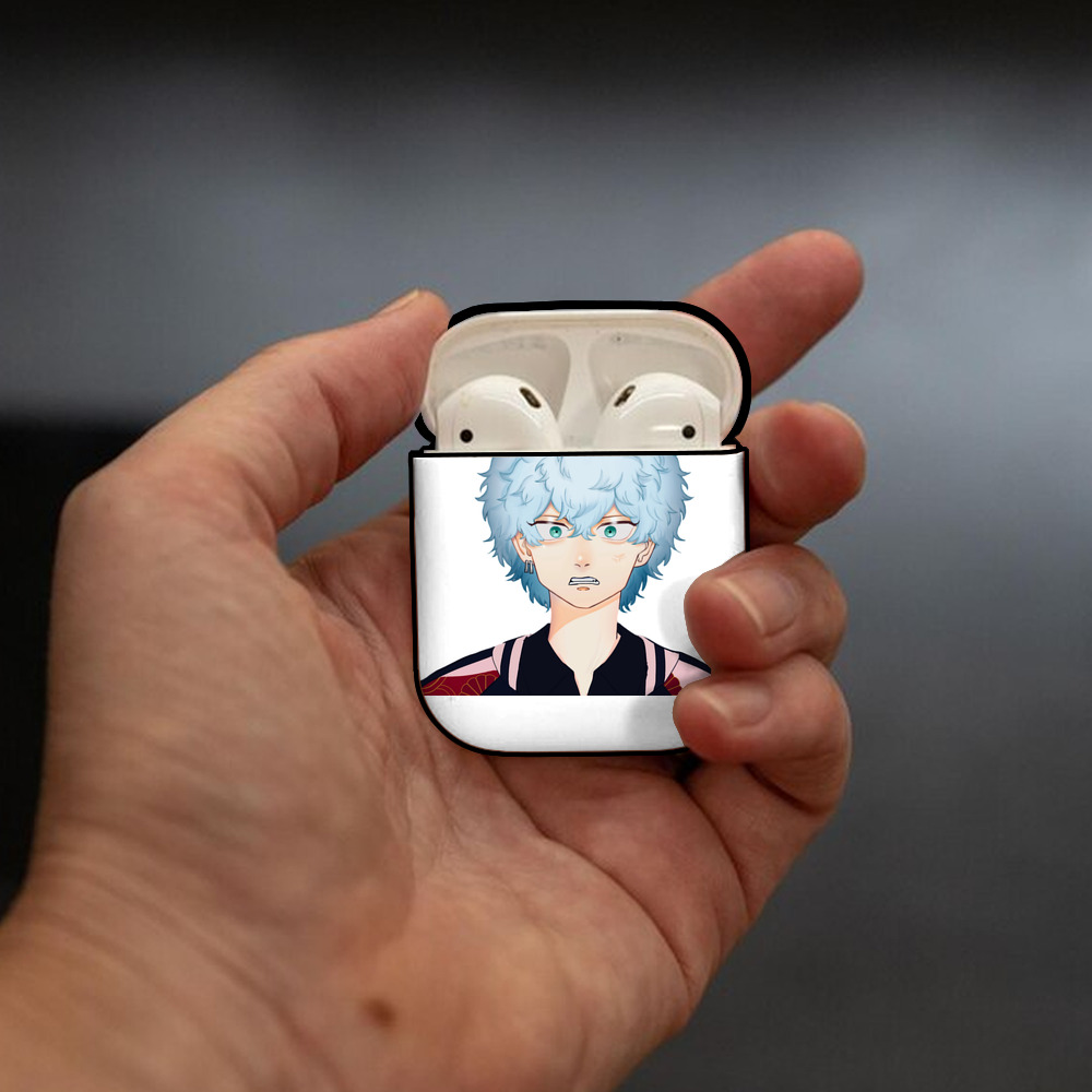 東京リベンジャーズ Tokyo Revengers AirPods 第2世代保護ケース ハードシェル ブラック 耐衝撃・防指紋・カラビナ付き