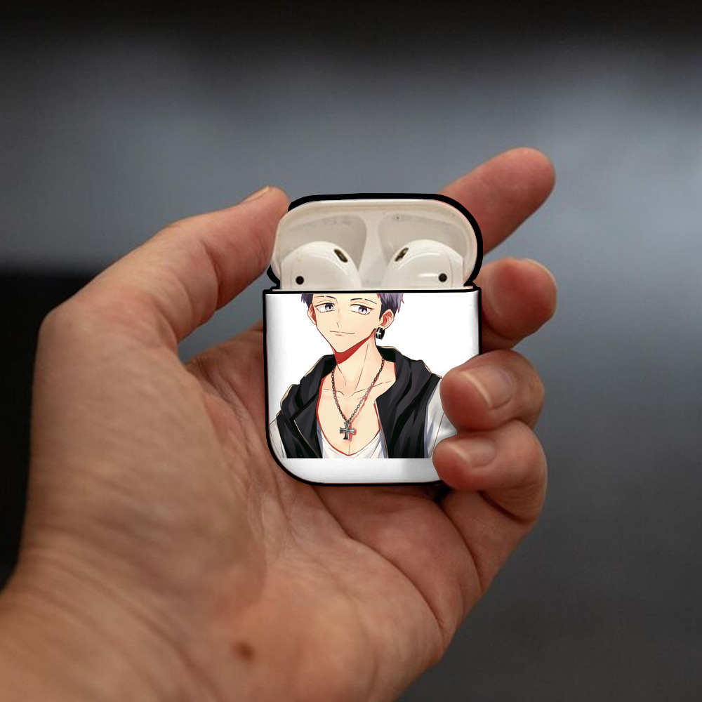 東京リベンジャーズ Tokyo Revengers AirPods 第2世代保護ケース ハードシェル ブラック 耐衝撃・防指紋・カラビナ付き