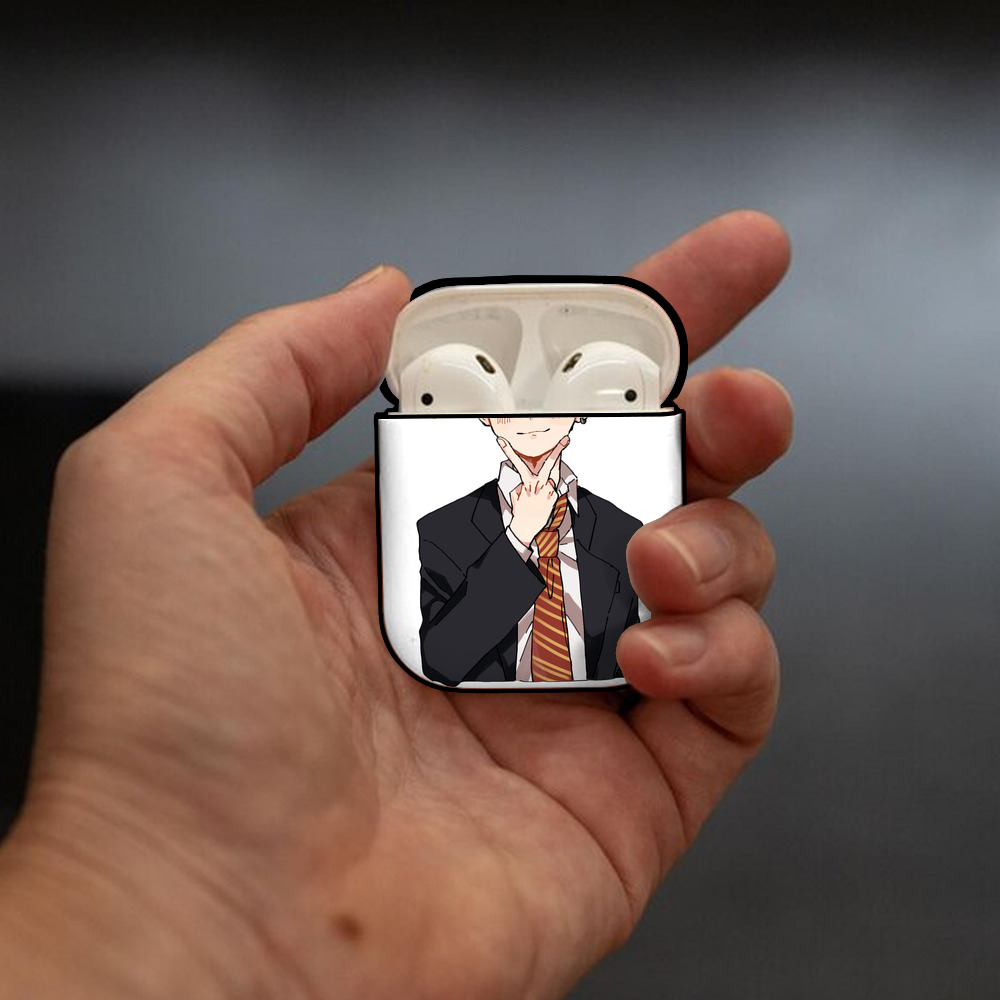 東京リベンジャーズ Tokyo Revengers AirPods 第2世代保護ケース ハードシェル ブラック 耐衝撃・防指紋・カラビナ付き