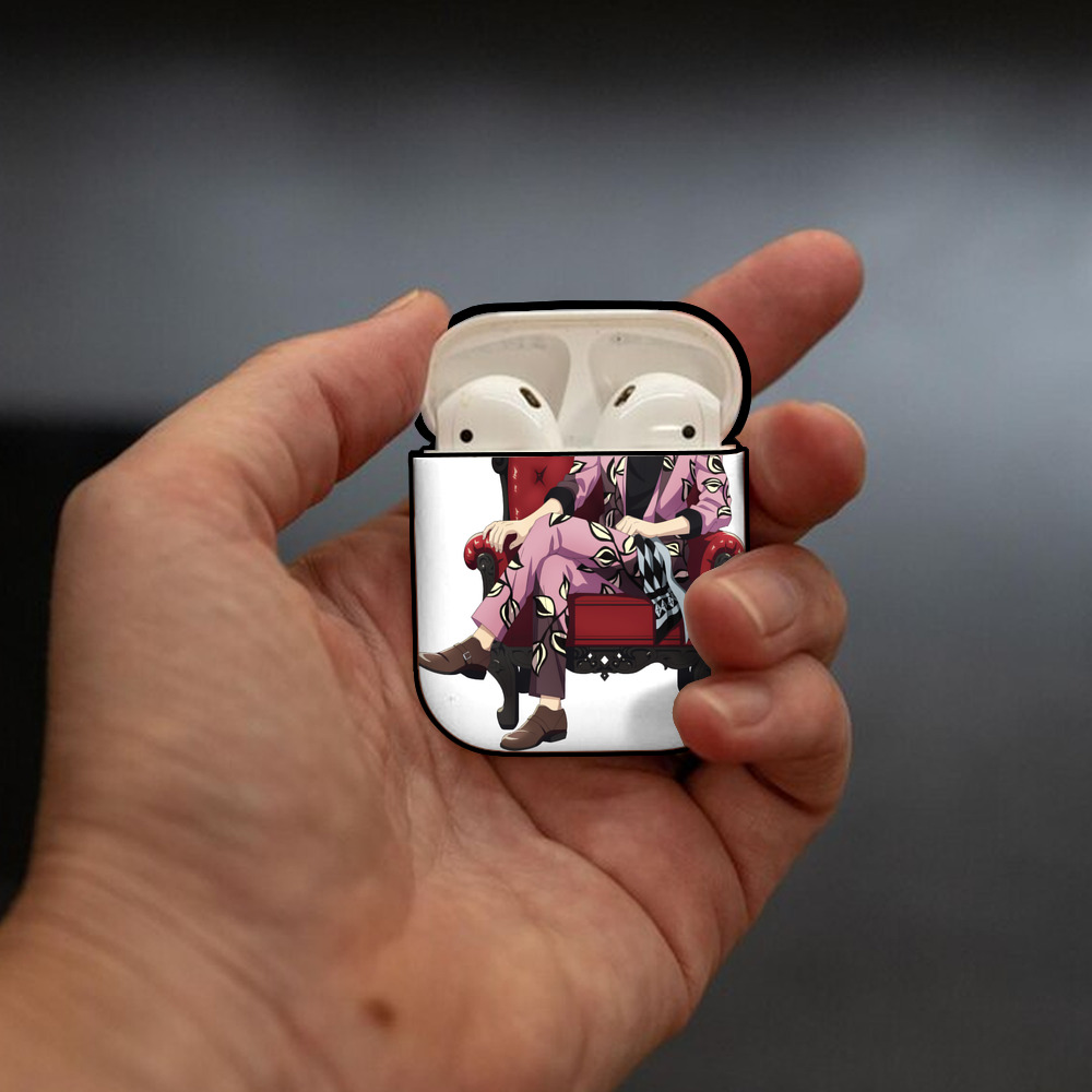 東京リベンジャーズ Tokyo Revengers AirPods 第2世代保護ケース ハードシェル ブラック 耐衝撃・防指紋・カラビナ付き