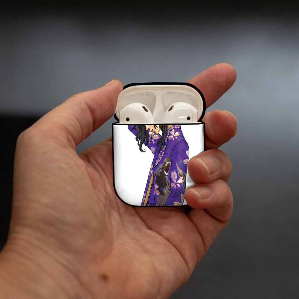 東京リベンジャーズ Tokyo Revengers AirPods 第2世代保護ケース ハードシェル ブラック 耐衝撃・防指紋・カラビナ付き