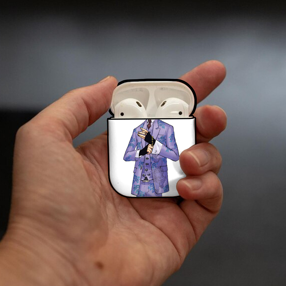東京リベンジャーズ Tokyo Revengers AirPods 第2世代保護ケース ハードシェル ブラック 耐衝撃・防指紋・カラビナ付き