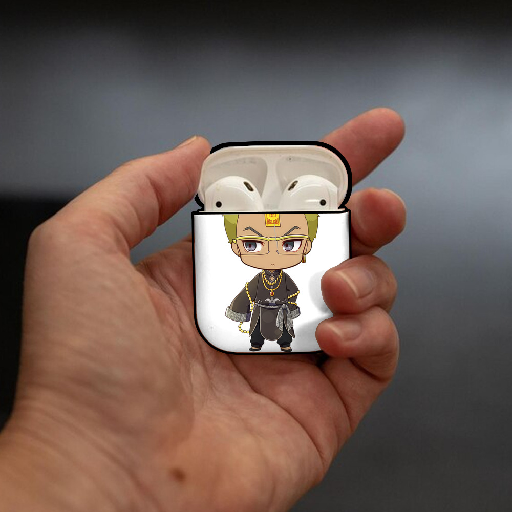 東京リベンジャーズ Tokyo Revengers AirPods 第2世代保護ケース ハードシェル ブラック 耐衝撃・防指紋・カラビナ付き