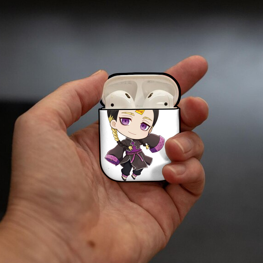 東京リベンジャーズ Tokyo Revengers AirPods 第2世代保護ケース ハードシェル ブラック 耐衝撃・防指紋・カラビナ付き