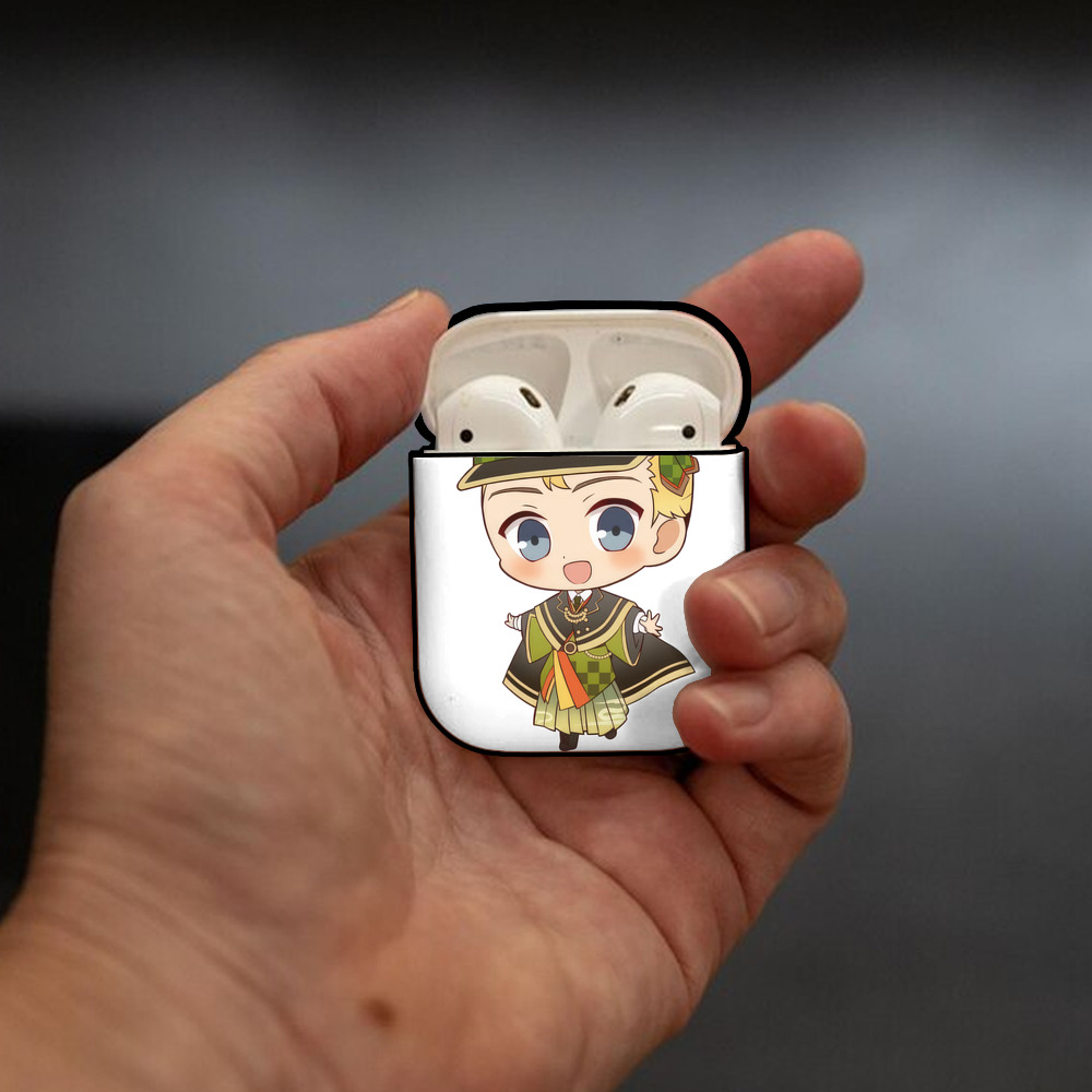 東京リベンジャーズ Tokyo Revengers AirPods 第2世代保護ケース ハードシェル ブラック 耐衝撃・防指紋・カラビナ付き